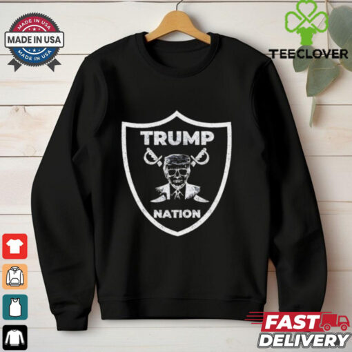 Trump Nation Las Vegas Raiders logo shirt