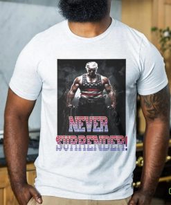 Trump Never Surrender Mugshot Shirt