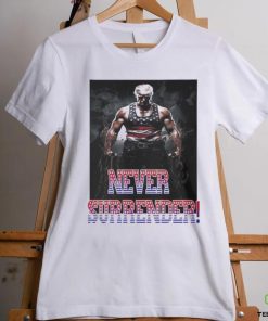 Trump Never Surrender Mugshot Shirt