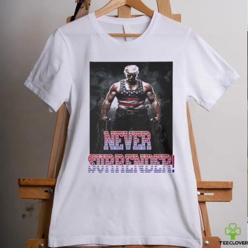 Trump Never Surrender Mugshot Shirt