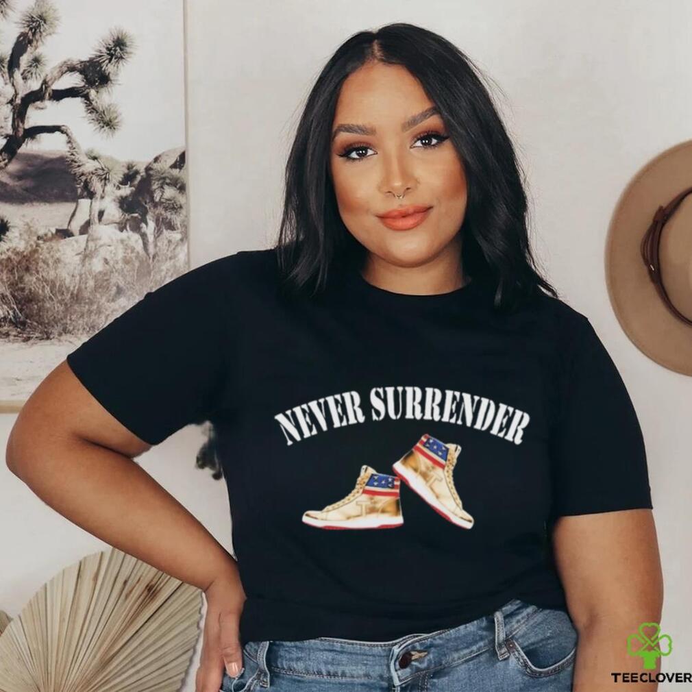 Trump Never Surrender – Trump Air Sneakers Shirt Trump Never Surrender – Trump Air Sneakers Shirt