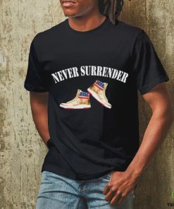 Trump Never Surrender – Trump Air Sneakers Shirt