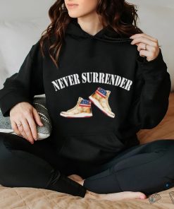 Trump Never Surrender – Trump Air Sneakers Shirt