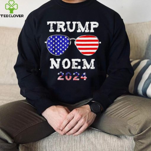 Trump Noem 2024 American flag hoodie, sweater, longsleeve, shirt v-neck, t-shirt