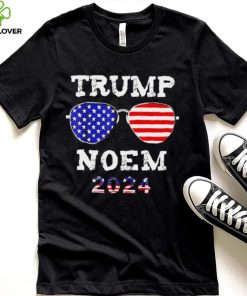 Trump Noem 2024 American flag shirt