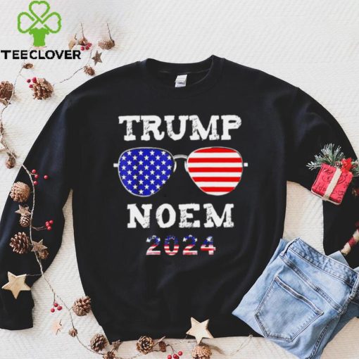 Trump Noem 2024 American flag hoodie, sweater, longsleeve, shirt v-neck, t-shirt