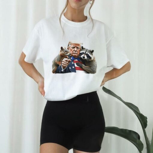 Trump Peanut Squirrel Raccoon Shirt
