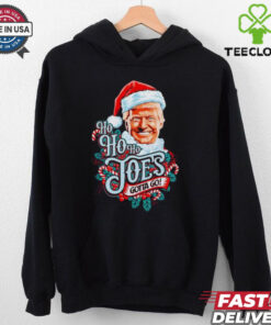 Trump Santa ho ho ho Joes gotta go Christmas shirt 1 Trump Santa ho ho ho Joes gotta go Christmas shirt