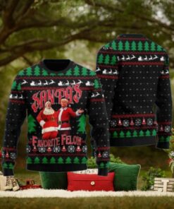 Trump Santa’s Favorite Felon Ugly Christmas Sweater