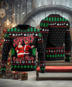 Trump Santa’s Favorite Felon Ugly Christmas Sweater