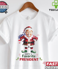 Trump Santa’s favorite President shirt