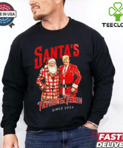Trump Santa’s favorite felon Christmas since 2024 shirt
