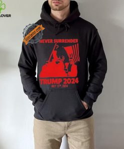 Trump Shooting 2024 Never Surrender Shirt