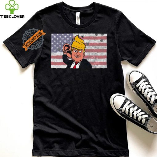 Trump Shooting 2024 USA Flag Meme shirt