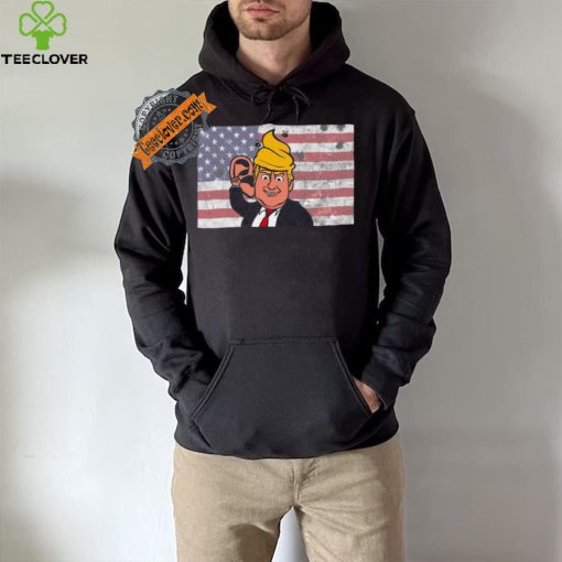 Trump Shooting 2024 USA Flag Meme shirt