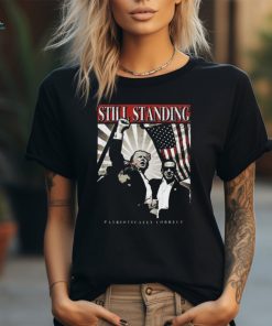 Trump Shooting Fight Still Standing Patriotically Correct Assassination T hoodie, sweater, longsleeve, shirt v-neck, t-shirt