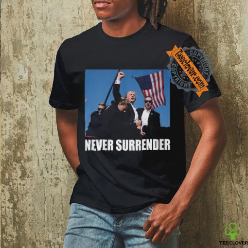 Trump Shot Never Surrender Shirt