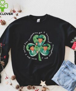 Trump St Patrick’s Day 2025 Funny Kiss Me I Voted For Trump T Shirt