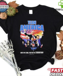 Trump Team America Elon Musk JD Vance Robert F. Kennedy Jr. United We Stand Together We Strengthen T shirts