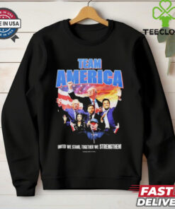 Trump Team America Elon Musk JD Vance Robert F. Kennedy Jr. United We Stand Together We Strengthen T shirts