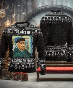 Trump The Art Of Losing An Ear Ugly Christmas Sweater