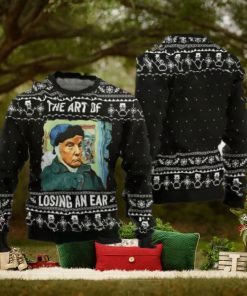 Trump The Art Of Losing An Ear Ugly Christmas Sweater