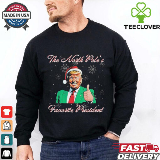 Trump The North Pole’s Favorite President Christmas T shirts