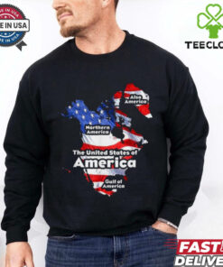 Trump The United States Of American Flag Canada Greenland Gulf Map T Shirts