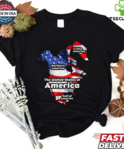 Trump The United States Of American Flag Canada Greenland Gulf Map T Shirts