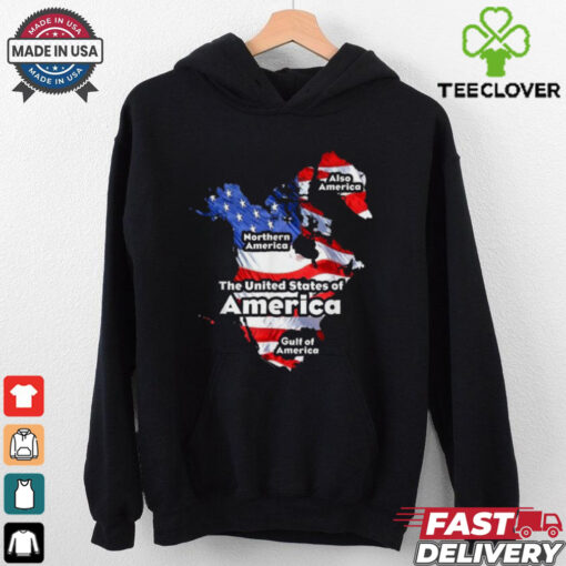 Trump The United States Of American Flag Canada Greenland Gulf Map T Shirts