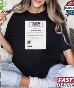 Trump Vance 2024 Alert From Trump – Safe And Well Shirt