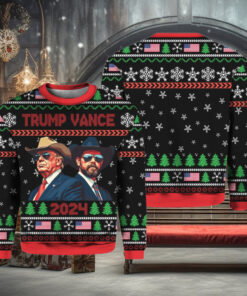 Trump Vance 2024 Election Ugly Christmas Sweater