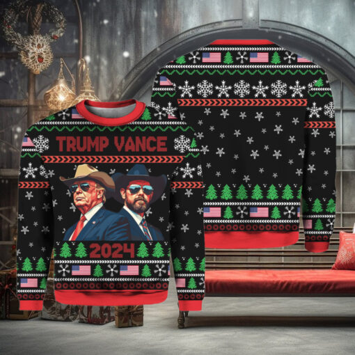 Trump Vance 2024 Election Ugly Christmas Sweater