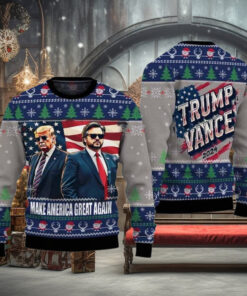 Trump Vance Make America Great Again 2024 Ugly Christmas Sweater