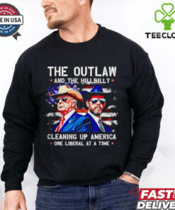 Trump Vance the outlaw and the hillbilly cleaning up America shirt