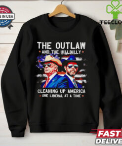 Trump Vance the outlaw and the hillbilly cleaning up America shirt
