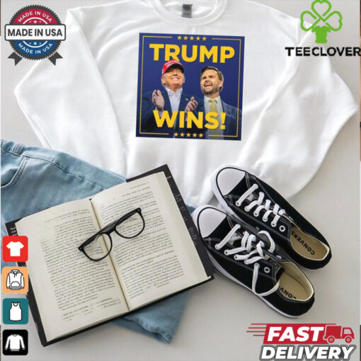 Trump Vance wins presidential election shirt