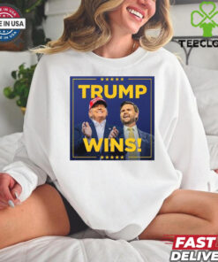 Trump Vance wins presidential election shirt