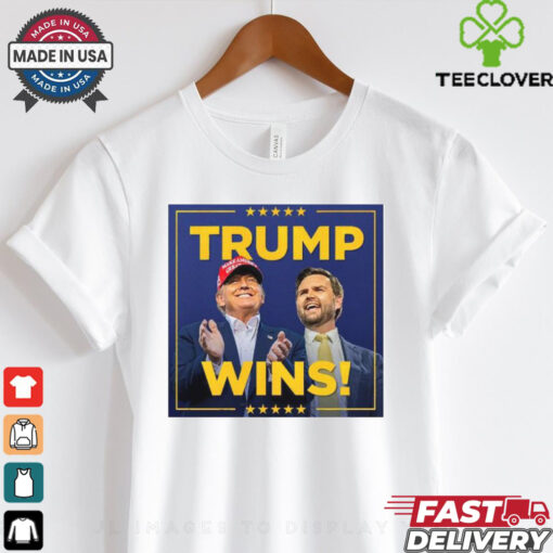Trump Vance wins presidential election shirt