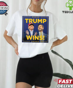 Trump Vance wins presidential election shirt