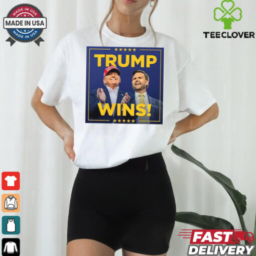 Trump Vance wins presidential election shirt