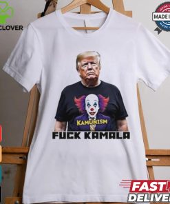 Trump Wearing Kamunism Fuck Kamala Clown shirt 1 Trump Wearing Kamunism Fuck Kamala Clown shirt