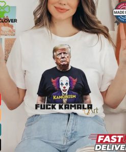 Trump Wearing Kamunism Fuck Kamala Clown shirt 3 Trump Wearing Kamunism Fuck Kamala Clown shirt