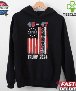 Trump Won 2024 Get Over It 47th Us President 45 47 Flag T Shirt