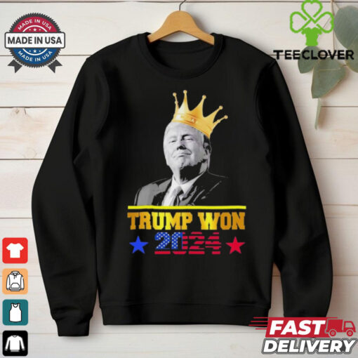 Trump Won 2024 President 47th Of White House Donald Trump 2024 Victory T Shirt