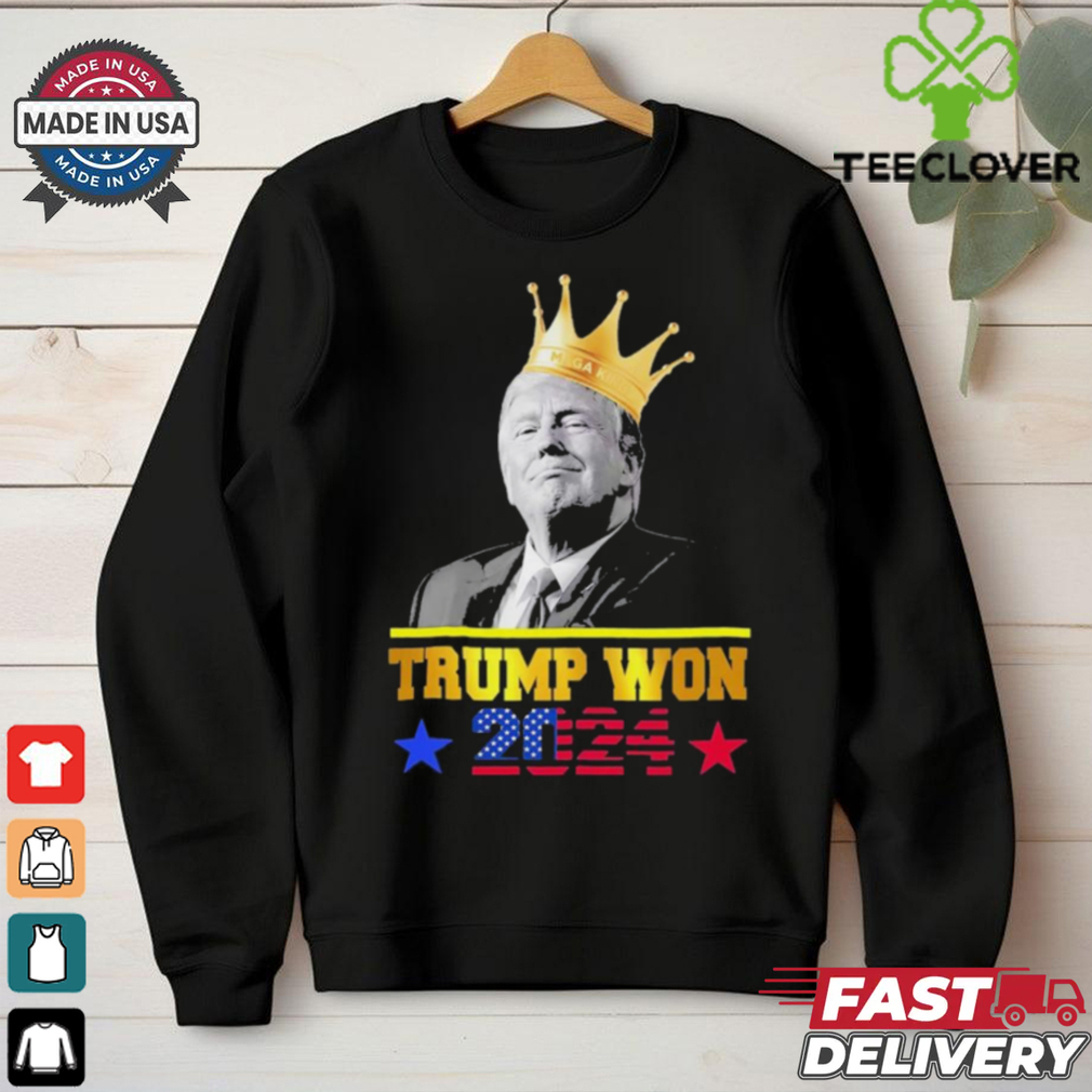 Trump Won 2024 President 47th Of White House Donald Trump 2024 Victory T Shirt Trump Won 2024 President 47th Of White House Donald Trump 2024 Victory T Shirt