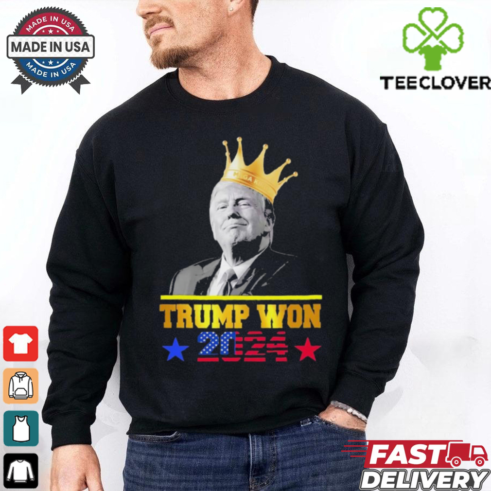 Trump Won 2024 President 47th Of White House Donald Trump 2024 Victory T Shirt Trump Won 2024 President 47th Of White House Donald Trump 2024 Victory T Shirt
