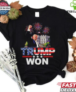 Trump Won 2024 White House President 47th shirt 1 Trump Won 2024 White House President 47th shirt