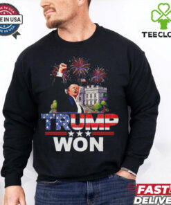Trump Won 2024 White House President 47th shirt 2 Trump Won 2024 White House President 47th shirt