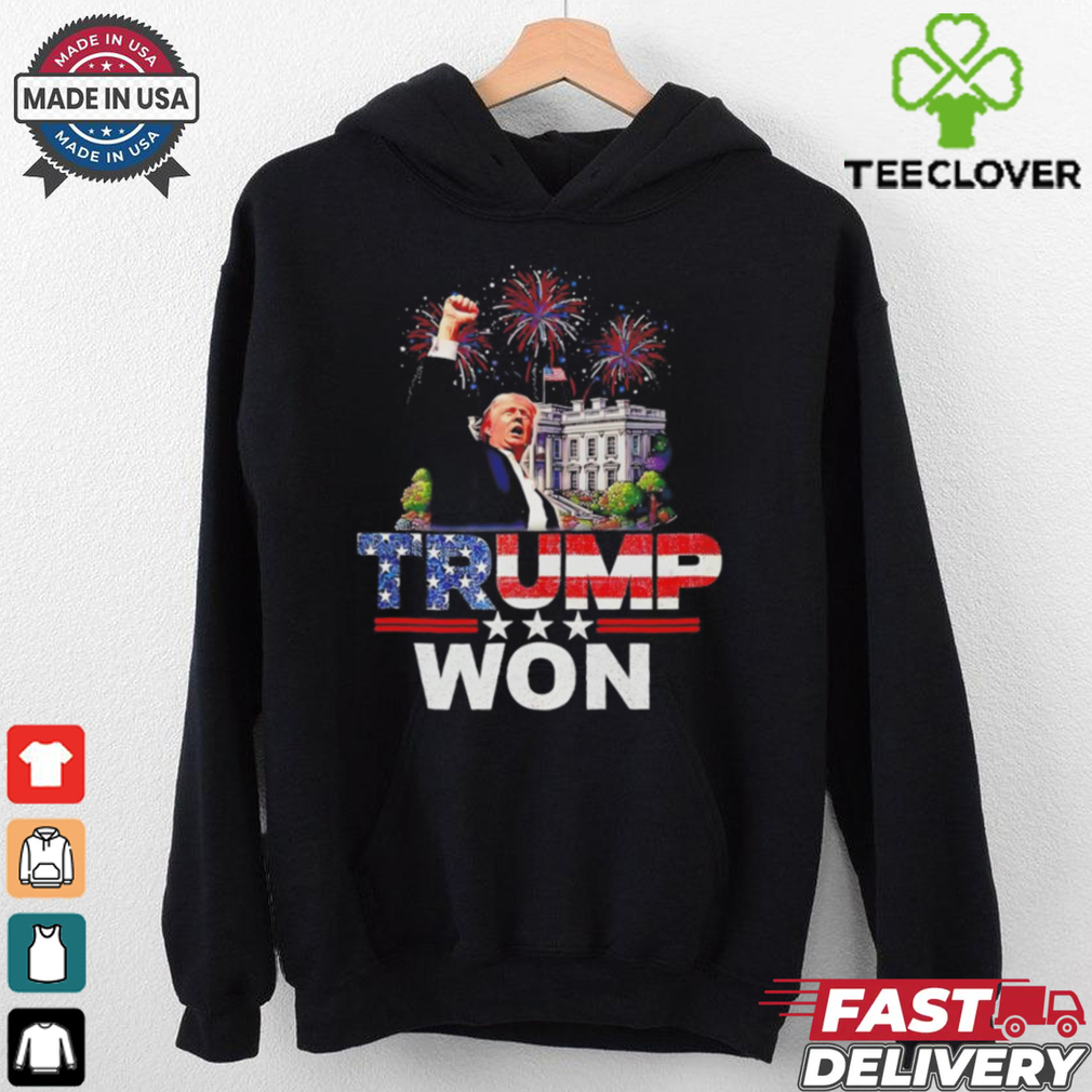 Trump Won 2024 White House President 47th shirt Trump Won 2024 White House President 47th shirt